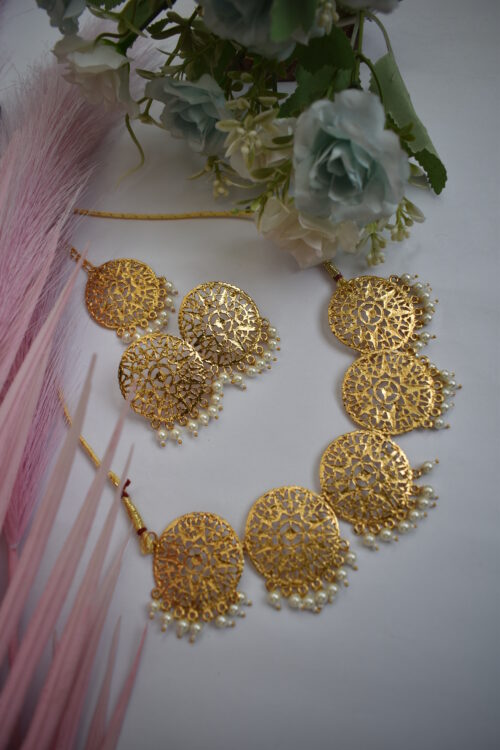Gold Plated Alloy Jewellery Set