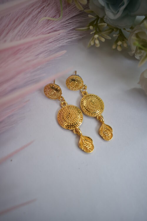Gold Plated Beads Choker Set