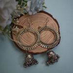 Oxidised Hoop Earrings