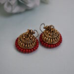 Golden Jhumki Earrings