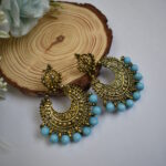 Oxidised Golden Shade Earrings