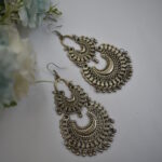 Oxidised Silver Plated Earrings