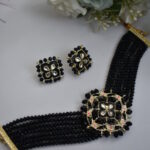 Beads Kundan & Meenakari Choker Set