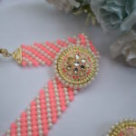 Pastel Kundan & Meenakari Choker With Earrings
