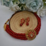 Golden Beads Choker Set