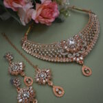 Rose Gold Necklace Set