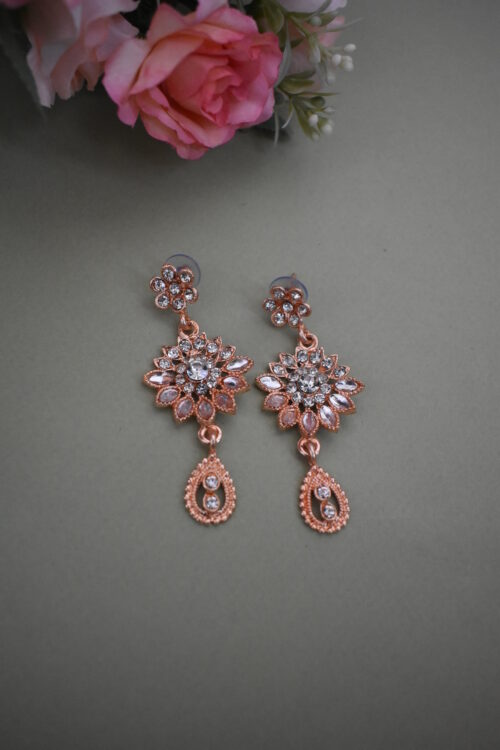 Rose Gold Necklace Set