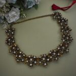 Beautiful Oxidised Floral Necklace