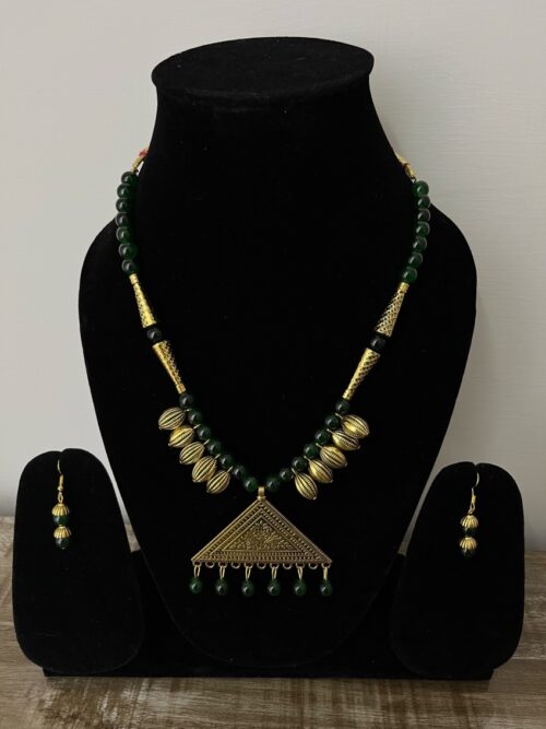 Antique Triangle Beads Jewellery Set