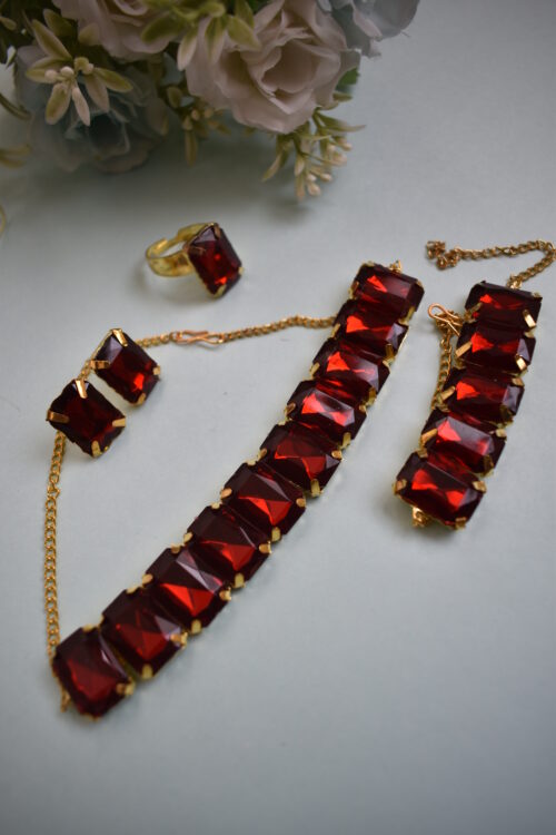 Crystal Necklace Set