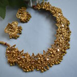 Gold Toned Ghungroo Necklace Set
