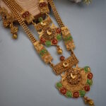 Gold Plated Long Necklace Set