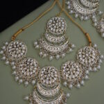 Pearls And Kundan Studded Necklace Set