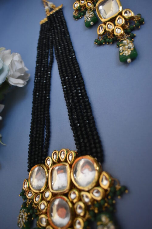 Indian Traditional Kundan Meenakari Necklace Set