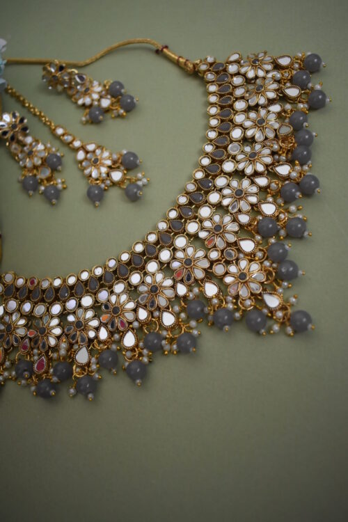 Bling Mirror Necklace set