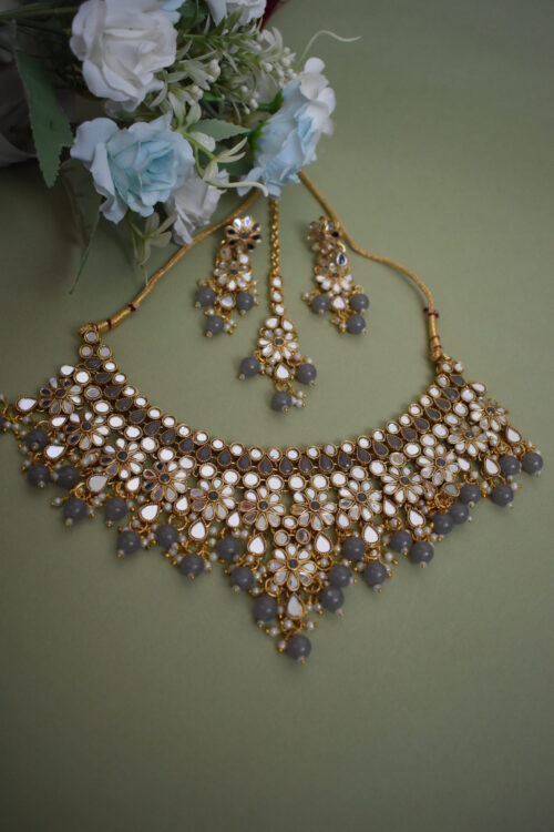 Bling Mirror Necklace set