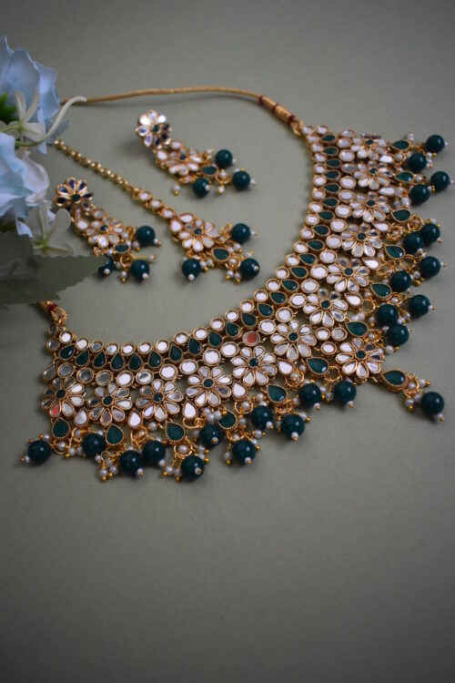 Bling Mirror Necklace set