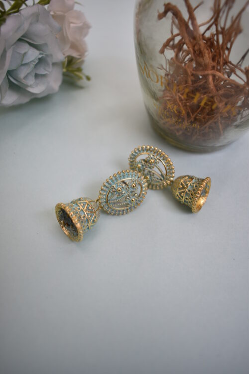Gold Toned Drop Earrings
