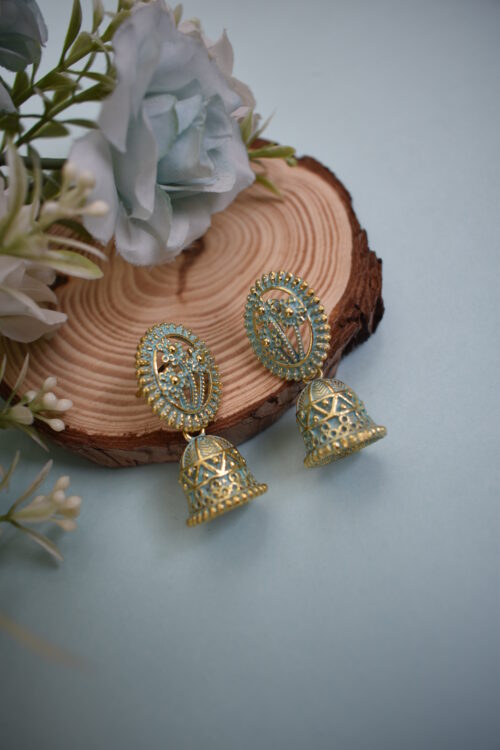 Gold Toned Drop Earrings
