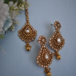 Beautiful Gold Plated Stone Studded Jewellery Set