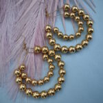 Beautiful Oversized Hoop Chandelier Earrings