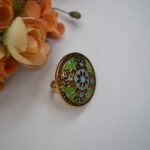 Traditional Meenakari Rajasthani Handmade Enamel Ring