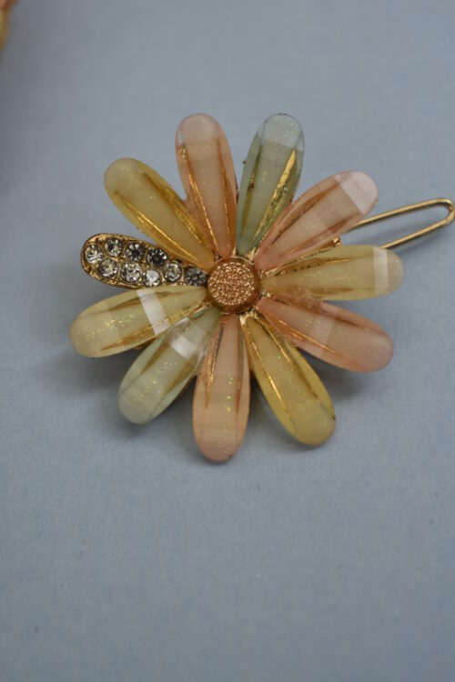 Crystal Petal Hair Clip
