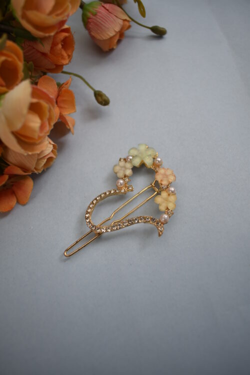 Crystal Heart Shaped Fashion Hair Clip