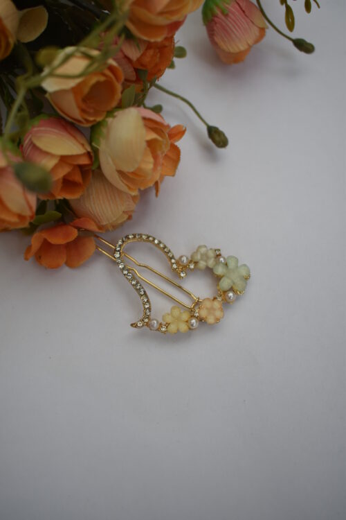 Crystal Heart Shaped Fashion Hair Clip