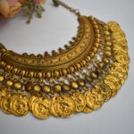 Yellow Chimes Indian Fusion Gold Necklace