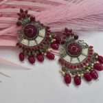 Beautiful Big Pearl Chandbali Earrings
